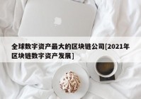 全球数字资产最大的区块链公司[2021年区块链数字资产发展]